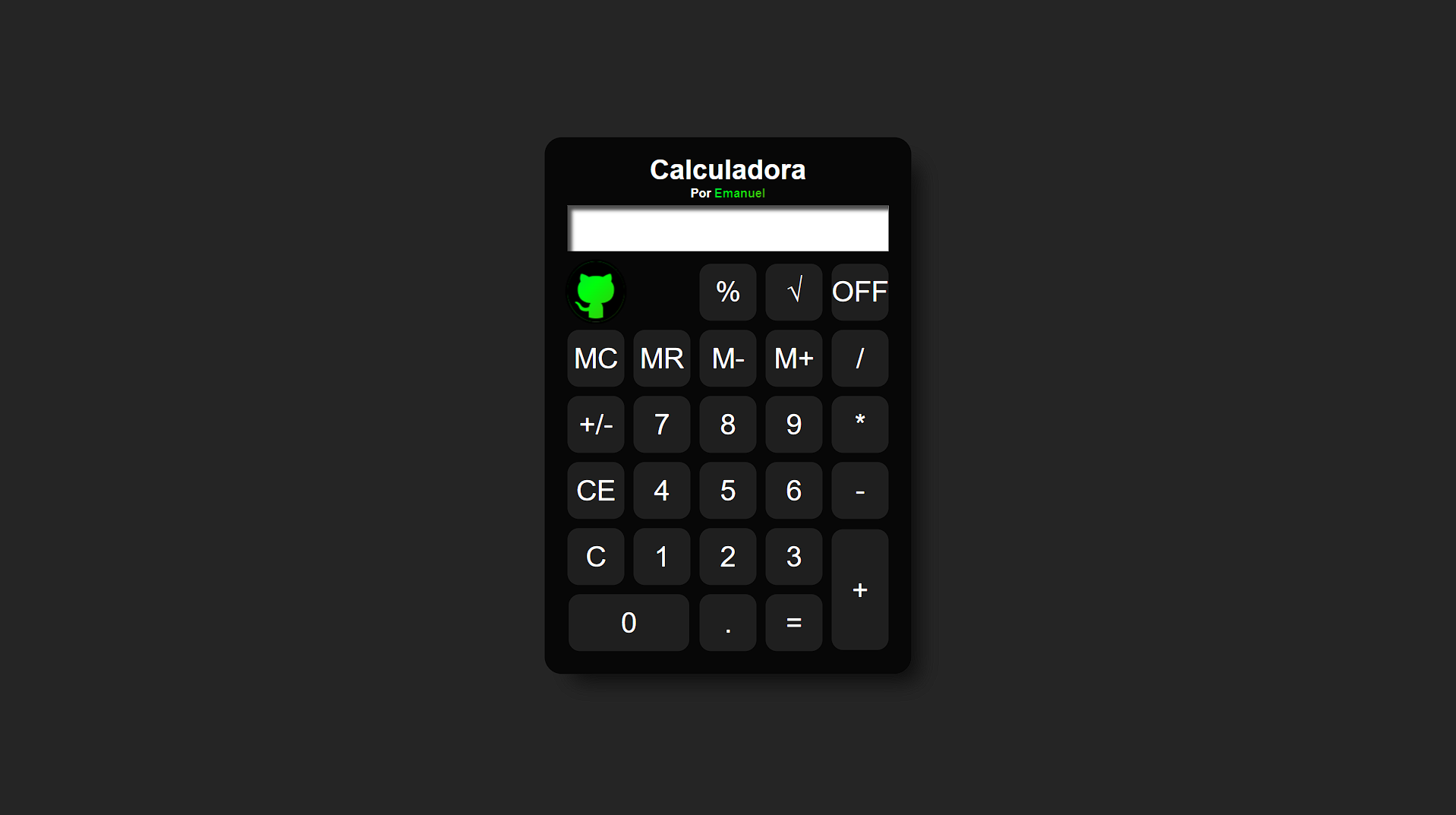 Calculadora - Projeto